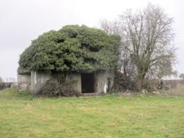 Ligne Maginot - B534 - LA WARPE NORD - (Blockhaus pour canon) - Blockhaus situé dans son environnement.