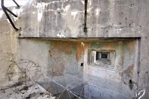 Ligne Maginot - EINSELING - A36 - (Ouvrage d'infanterie) - Créneau unique de la chambre de tir pour un JM/47