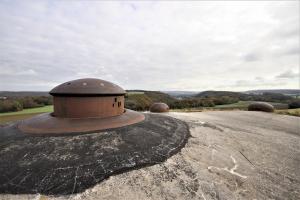 Ligne Maginot - EINSELING - A36 - (Ouvrage d'infanterie) - La tourelle de mitrailleuses en batterie
