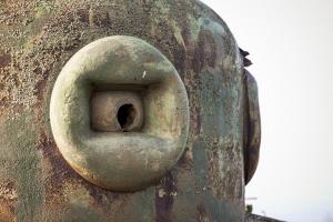 Ligne Maginot - BAMBIDERSTROFF NORD - C70 - (Casemate d'infanterie) - Cloche GFM type A modifiée B
Détail d'un créneau type B