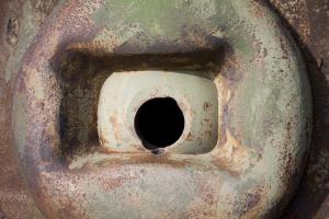 Ligne Maginot - BAMBIDERSTROFF NORD - C70 - (Casemate d'infanterie) - Créneau type B
Détail de la rotule