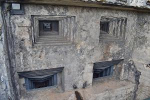 Ligne Maginot - LAUDREFANG - A37 - (Ouvrage d'infanterie) - Bloc 3
Créneaux JM/47 à l'étage et mortiers de 81 en sous-sol