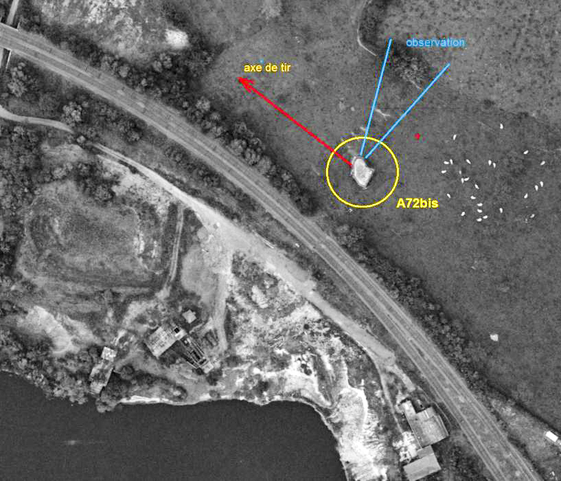 Ligne Maginot - GARE DE BAVAY - (Blockhaus lourd type STG / STG-FCR - Simple) -  - IGN - Géoportail 1965