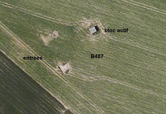 Ligne Maginot - B487 - CURGIES (PDS) - (Abri actif) - Vu de l'espace.