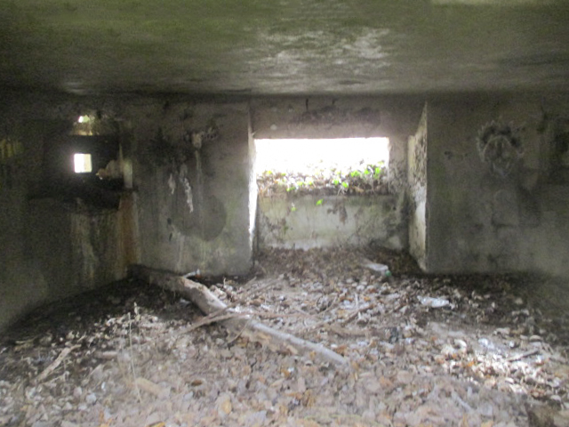 Ligne Maginot - B527 - MOULIN D'EN BAS SUD - (Blockhaus pour canon) - Intérieur du blockhaus.
