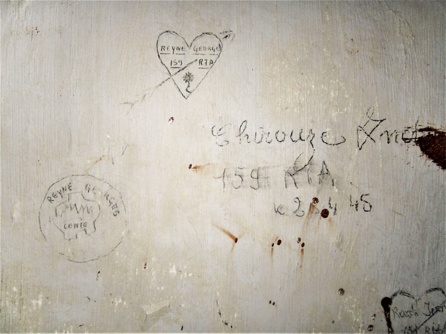 Ligne Maginot - LAVOIR - (Ouvrage d'artillerie) - Bloc 4 
Graffiti
