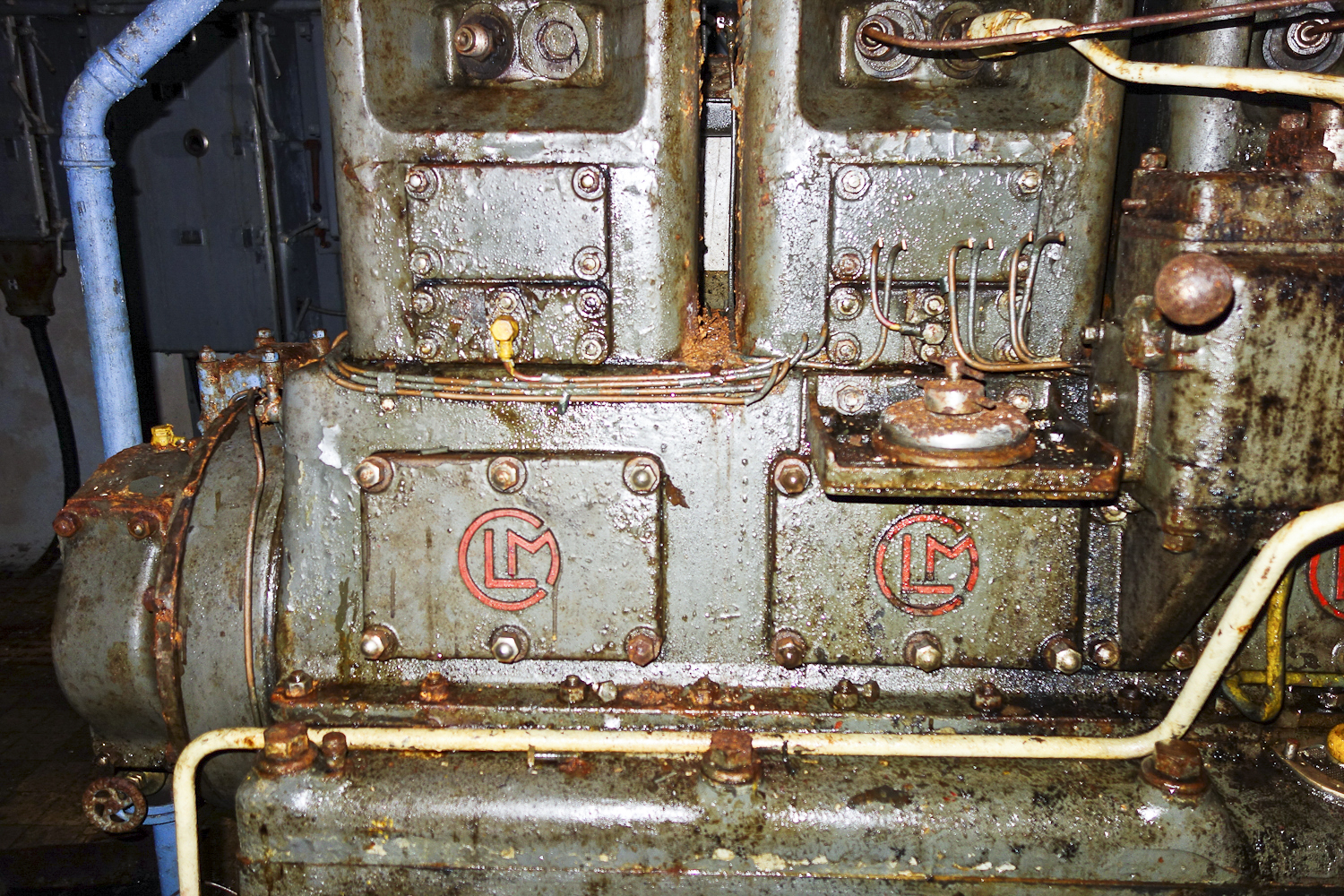 Ligne Maginot - LAVOIR - (Ouvrage d'artillerie) - L'usine électrique
Moteur CLM