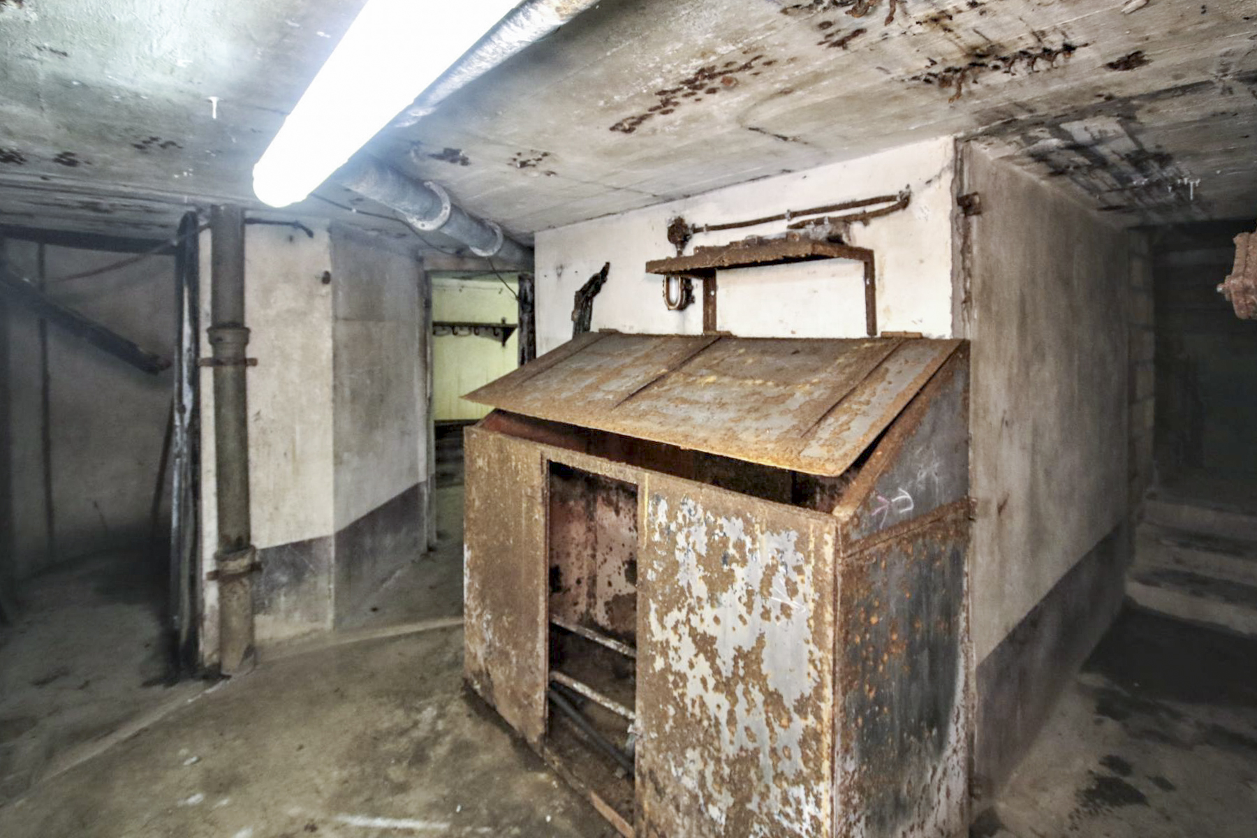 Ligne Maginot - EINSELING - A36 - (Ouvrage d'infanterie) - Etage inférieur
Bac de sable contre les feux d'hydrocarbure