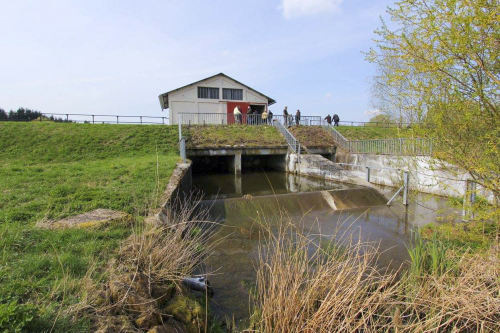 Ligne Maginot - RESERVOIR DE HOSTE-BAS - (Inondation défensive) - Bâtiment des siphons et déversoir