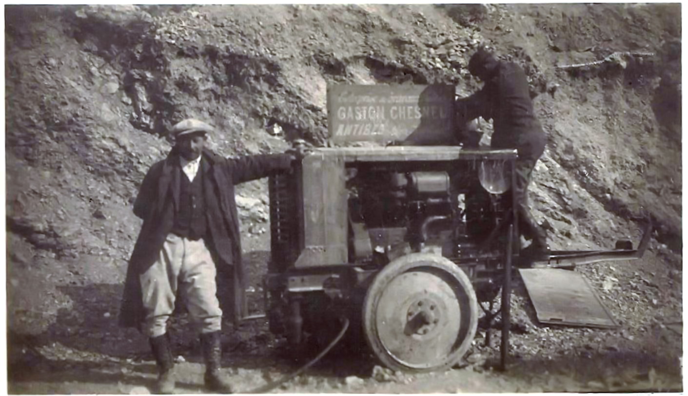 Ligne Maginot - Entreprise Chesnel - Travaux sur la route de St Ours (1930)