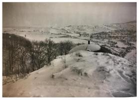 Ligne Maginot - HACKENBERG - A19 - (Ouvrage d'artillerie) - Vue depuis le bloc 12 (Observatoire) vers les casemates de Veckring