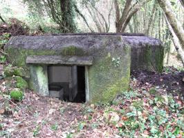 Ligne Maginot - C5 - HELIENBRUCK 1 - (Blockhaus pour canon) - Créneau pour canon de 25 mm