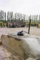 Ligne Maginot - BARST - (Barrage de Route) - Le treuil permettant de remettre le wagon en positon ouverture.