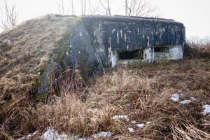 Ligne Maginot - AB28 - (Blockhaus pour canon) - Vue sur la chambre de tir