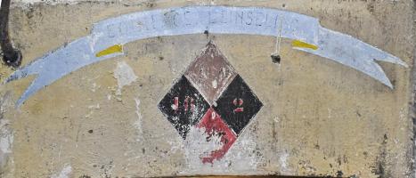 Ligne Maginot - EINSELING - A36 - (Ouvrage d'infanterie) - Frise décorative réalisée par l'équipage