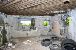 Ligne Maginot - A69 - PAVOT - (Blockhaus lourd type STG / STG-FCR - Double) - Les créneaux sud-est