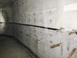 Ligne Maginot - CREVECOEUR - (Casemate d'infanterie - double) - Chambrée pour 5 lits triples (superposés ) ainsi qu'un lit seul.