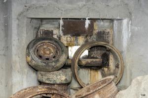 Ligne Maginot - B512 - WARGNIES LE GRAND OUEST - (Blockhaus pour canon) - L'embrasure Ouest