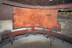 Ligne Maginot - ECLUSE D'HIRTZFELDEN NORD - (Blockhaus pour arme infanterie) - Détail du volet de la coupole