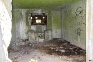 Ligne Maginot - B529 - BOIS DE LA FERRIERE SUD - (Blockhaus pour canon) - L'intérieur