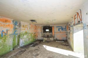 Ligne Maginot - B535 - BOIS-CRETE - (Blockhaus pour canon) - L'intérieur
