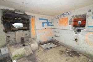 Ligne Maginot - B535 - BOIS-CRETE - (Blockhaus pour canon) - L’accès à l'étage inférieur