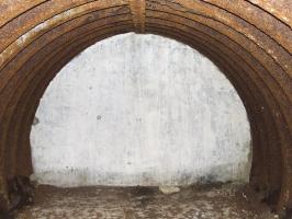 Ligne Maginot - BOIS DE PONTPIERRE (II/146° RIF) - (PC de Quartier) - L'intérieur d'une alvéole du PC.
