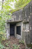 Ligne Maginot - B540 - RUAINCE - (Blockhaus pour canon) - L'entrée est fermé.
Le blockhaus est aménagé pour les chauve souris