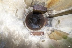 Ligne Maginot - B541 - PERCHE ROMPUE - (Blockhaus pour canon) - L'intérieur du cloche Valenciennes