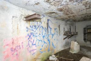 Ligne Maginot - B553 - FERME CAMBRON - (Blockhaus pour canon) - L'intérieur