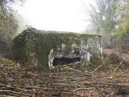 Ligne Maginot - ROUY 2 - (Blockhaus pour canon) - Vue frontal