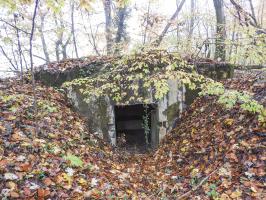 Ligne Maginot - STOCKEN 5 - (Blockhaus pour canon) - L'entrée matériel.