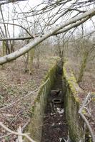 Ligne Maginot - BARRAGE 3 - (Blockhaus pour arme infanterie) - Le tranchée