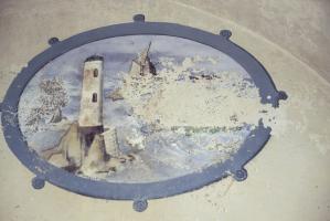 Ligne Maginot - COUME VILLAGE - A29 - (Ouvrage d'infanterie) - Peinture R. Humblot
Phare (détail)