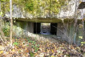 Ligne Maginot - CB174 - (Blockhaus pour canon) - Le créneau