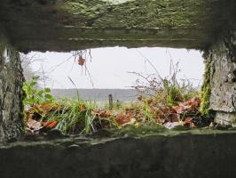 Ligne Maginot - BB40 - (Blockhaus pour arme infanterie) - Vue depuis le créneau