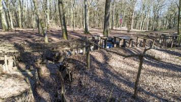 Ligne Maginot - HUBERBUSCH SUD - C59 - (Casemate d'infanterie) - Tranchées reconstituées par l'association ASCH