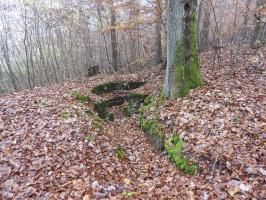 Ligne Maginot - MEISTERBUSCH 8 - (Cuve pour arme d'infanterie) - La cuve en maçonnerie pour mitrailleuse.