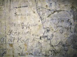 Ligne Maginot - MICHELSBERG - A22 - (Ouvrage d'artillerie) - Entrée mixte
Graffiti allemand