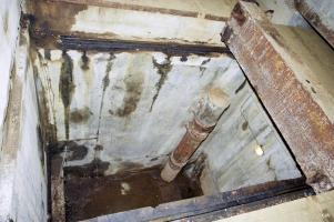 Ligne Maginot - MICHELSBERG - A22 - (Ouvrage d'artillerie) - Entrée mixte
Le pont roulant escamoté pour bloquer le passage aux véhicules blindés