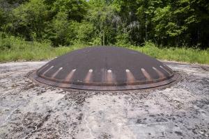 Ligne Maginot - MICHELSBERG - A22 - (Ouvrage d'artillerie) - Bloc 5
Tourelle 75 mle 33