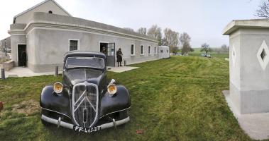 Tourisme Maginot - ROUSSY LE VILLAGE (Poste avancé GRM) - (Poste GRM - Maison Forte) - Le poste GRM le jour de son inauguration