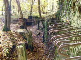 Ligne Maginot - CB447 - BOIS KARRE 2 - (Blockhaus pour arme infanterie) - Vue de la façade gauche