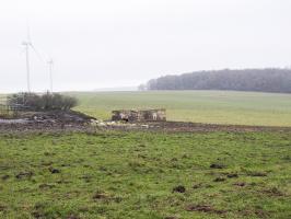 Ligne Maginot - SEYBERG 1 - (Blockhaus pour canon) - Le blockhaus vu de l'arrière.