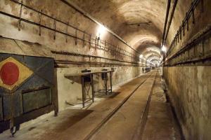 Ligne Maginot - MICHELSBERG - A22 - (Ouvrage d'artillerie) - Galerie principale à la hauteur du casernement