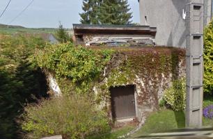 Ligne Maginot - HERBITZHEIM 8 - (Blockhaus pour canon) - Face arrière (entrées)