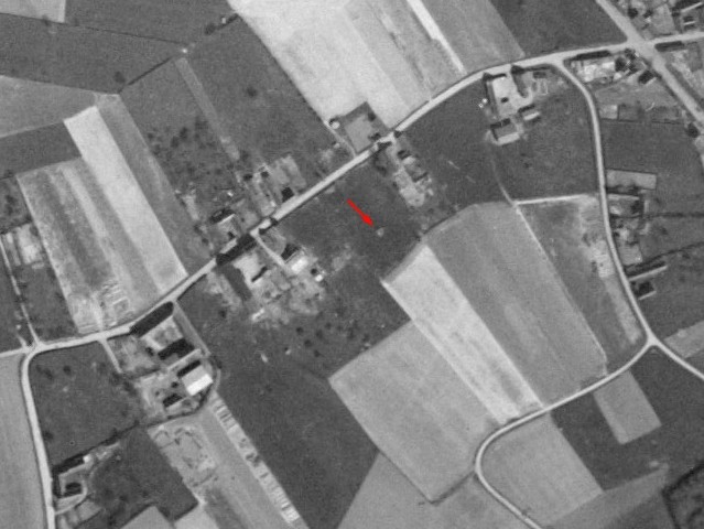 Ligne Maginot - BEF 435 - HAMEAU DE L'HOTEL S-O - (Blockhaus pour arme infanterie) - Vue aérienne  1951