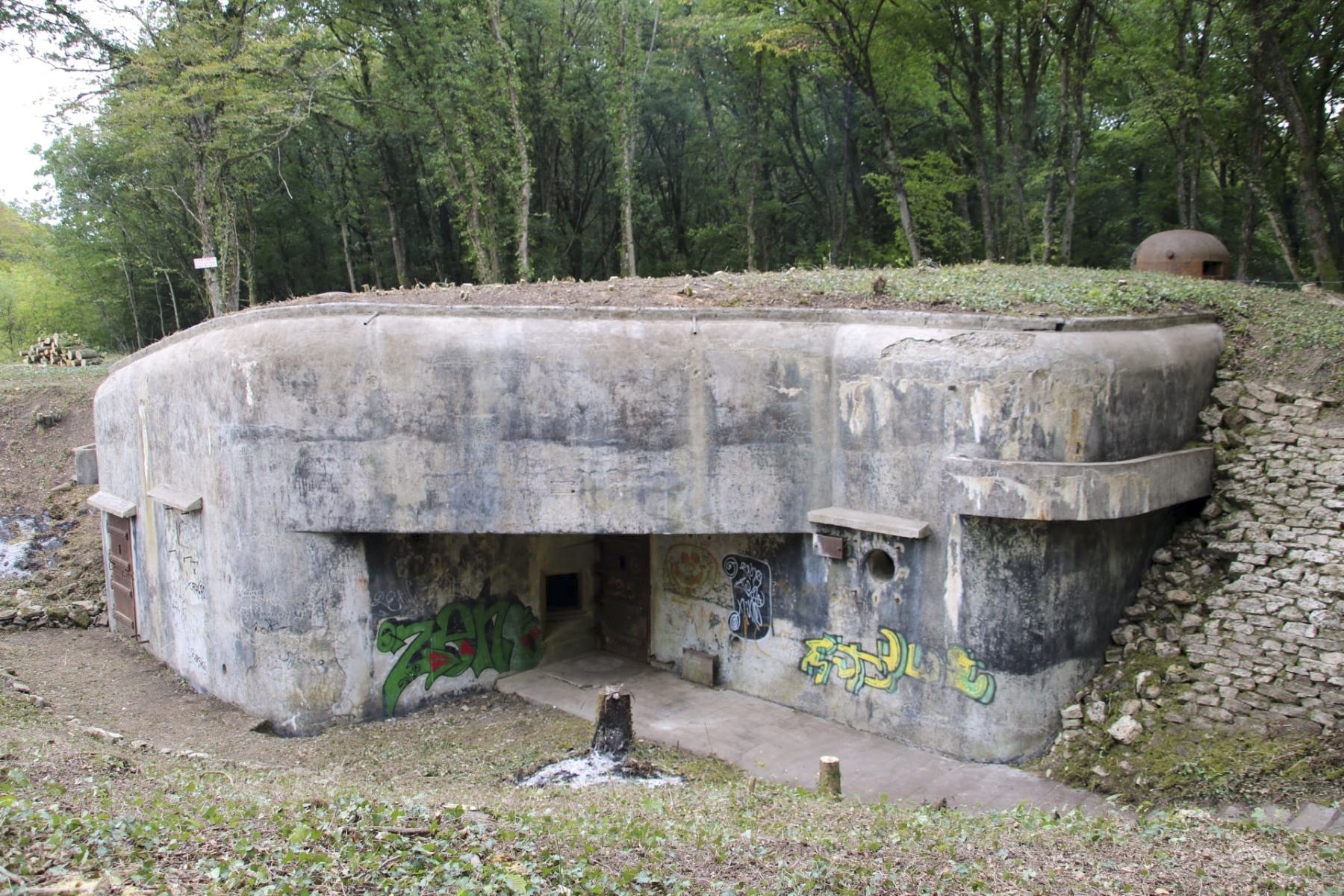 Ligne Maginot - TETING - A38 - (Ouvrage d'infanterie) - Bloc 1
Après nettoyage par l'association ASPOLT