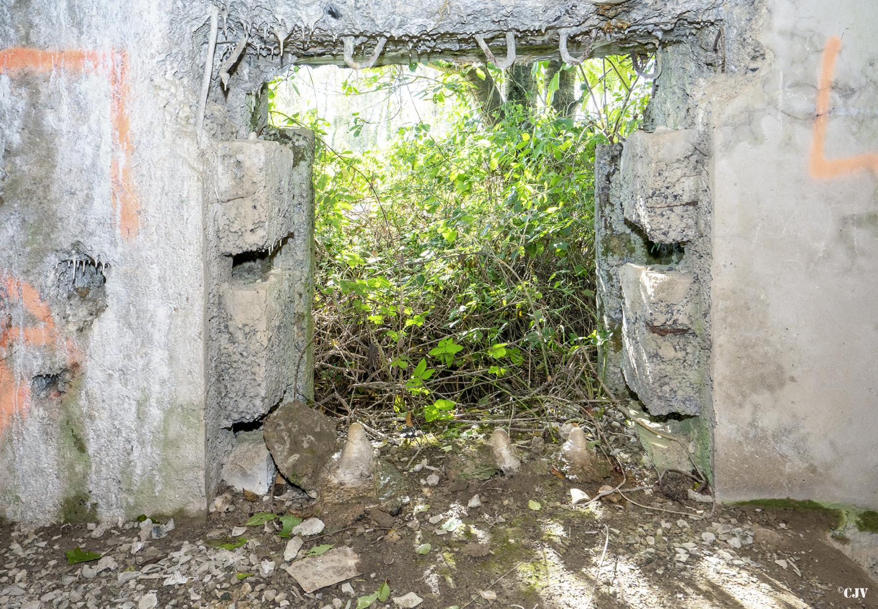 Ligne Maginot - A69 - PAVOT - (Blockhaus lourd type STG / STG-FCR - Double) - L'entrée du matériel