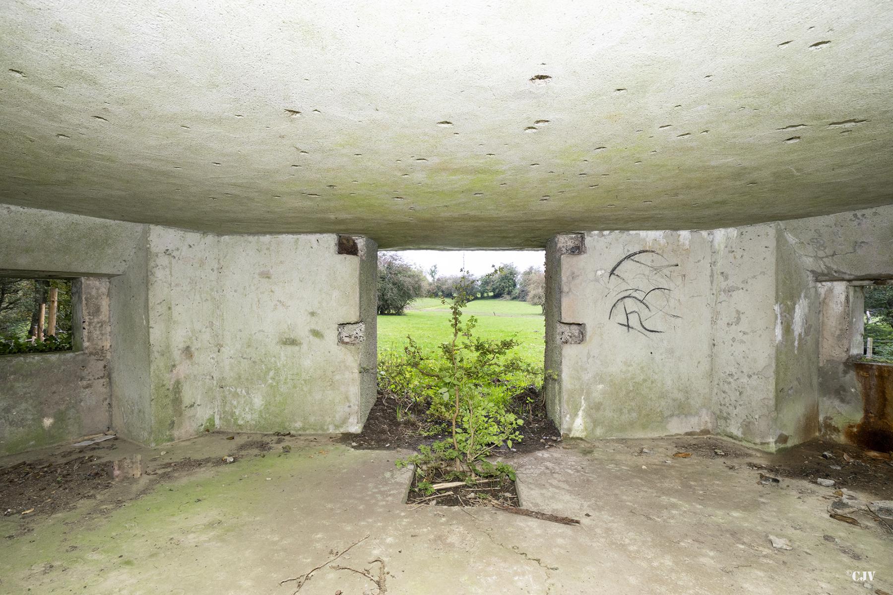 Ligne Maginot - B522 - L'AUNELLE NORD - (Blockhaus pour canon) - L'entrée
